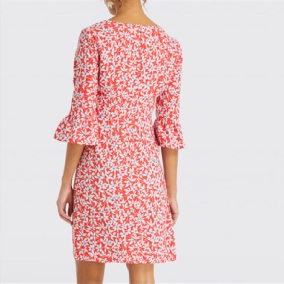 Draper James Floral Bell Sleeve Dress NWT Size 4 - Picture 8 of 8